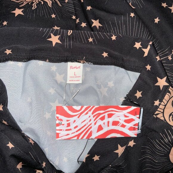 Romwe Sun and Moon Celestial A-Line Skirt Print - Picture 5 of 5